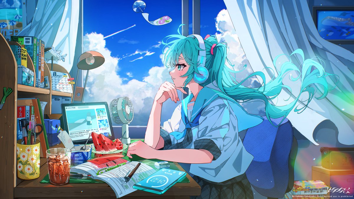 syakumo401's tweet photo. summer Lo-Fi https://t.co/V9beodH1B3