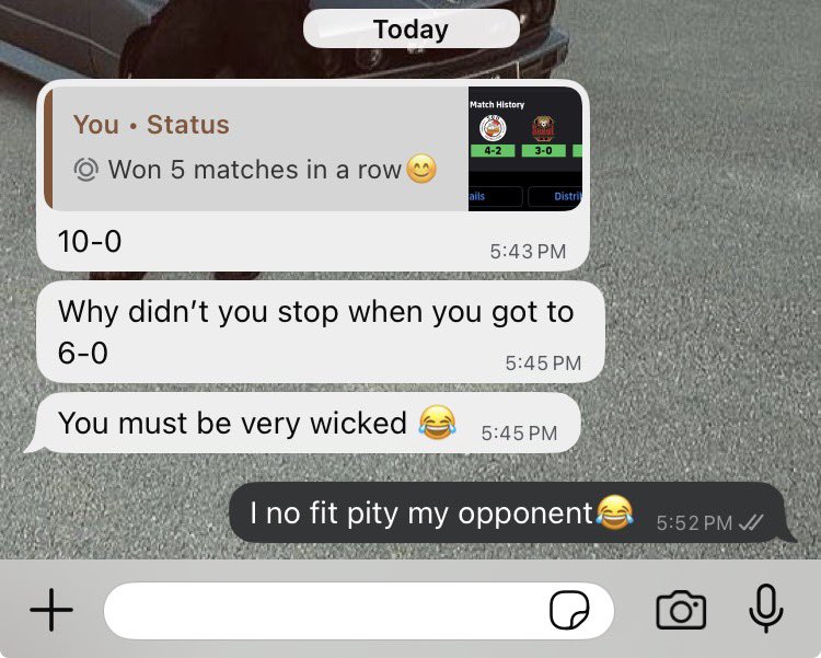 TomkizBoy's tweet photo. Someone said match up is not working🤡 https://t.co/2abWzIEwMP