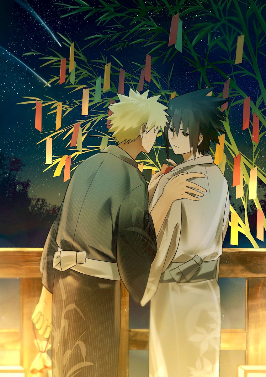 Saka961120's tweet photo. #narusasu 
🎋七夕 https://t.co/JiYN2S9ngY
