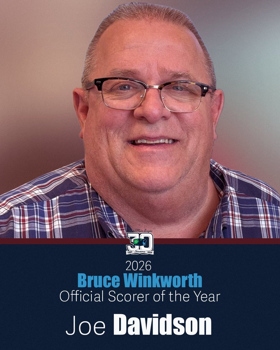 CPLBaseball's tweet photo. scored beyond belief ✍🏻

Our 2026 Bruce Winkworth Scorer of the Year: Joe Davidson of the Lexington County Blowfish 🐡 https://t.co/qznZKDnTFg