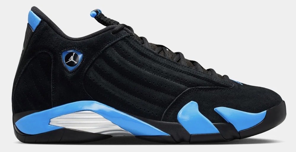 SnkrsStock's tweet photo. AD: SALE/RESTOCK $160

Try code: FLASH30 for extra discount 

Air Jordan 14 Retro ‘Black/University Blue’ 
https://t.co/FQKpuDUceI https://t.co/vNyMXUTsqf