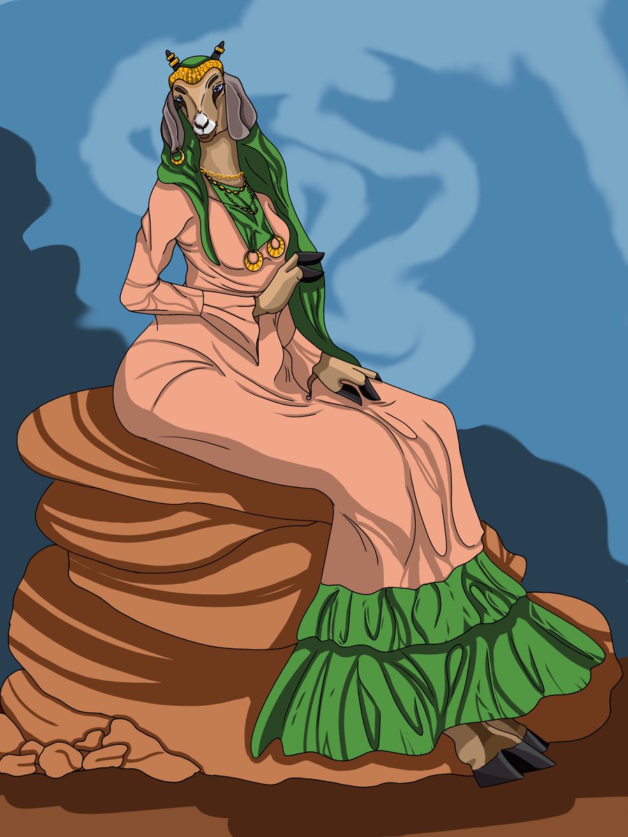 SimpleSlavGirl's tweet photo. Today I drew this lady. It's a Nubian goat in traditional Nubian attire. At least, that's what I tried to depict. I hope it looks good.
#art #artist #smallartist #draw #drawing https://t.co/Zg2kirrpZe