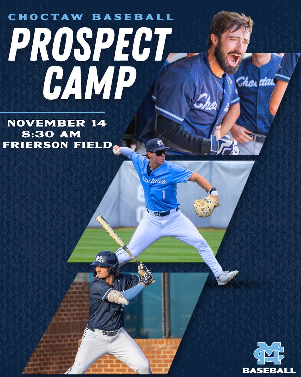 GoChoctaws_BB's tweet photo. Prospect Camp is calling‼️

Make plans to come get coached, compete, and show us what you’ve got!
Follow this link to register: https://t.co/pN8sw1mVWl https://t.co/cSleAJvYqT