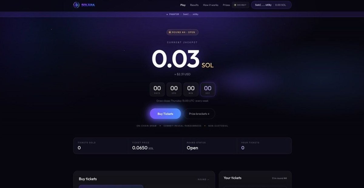 SolaraLottery's tweet photo. @ShakeDegen No this will be a lottery same as pancake lottery but for Solana.
Here is a sneak peak https://t.co/VDM9c7uRpE