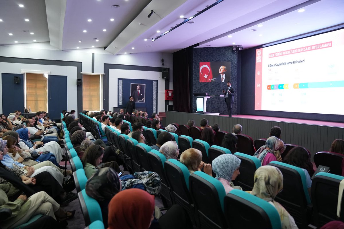 mebhbogm's tweet photo. 📍Erzurum

Türkiye Yüzyılı Maarif Modeli Öğretmen Eğitici Eğitimi programında Genel Müdürümüz Sayın Dr. Emre Topoğlu, Hayat Boyu Öğrenme Genel Müdürlüğünün çalışmalarını, görev alanlarını ve hayat boyu öğrenme yaklaşımını öğretmen adaylarımızla paylaştı.

Hayat boyu öğrenme; eğitimin her alanında, geleceğe hazırlanan güçlü bir Türkiye için… 🌿

#HayatBoyuÖğrenme

@tcmeb
@Yusuf__Tekin 
@CelileErenOKTEN 
@topogluemre