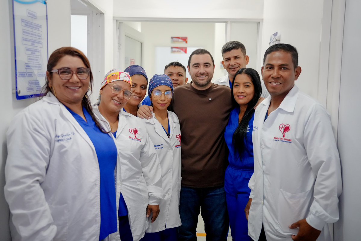 YamilHAranaP's tweet photo. Ya está en operación en Magangué el primer banco de sangre público del sur del Caribe colombiano, en el Hospital La Divina Misericordia. Es categoría A, es decir, a la altura de los mejores de Colombia 💪🏼

Esto significa algo muy poderoso: más capacidad para responder a emergencias, cirugías y tratamientos, y más oportunidades para salvar vidas.

Ahora necesitamos de todos: ¡donemos sangre!
