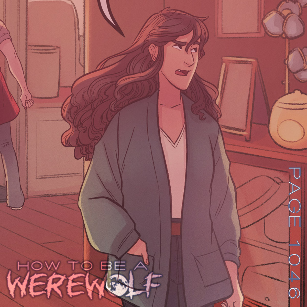 shawnlenore's tweet photo. New page! https://t.co/gjKCOXiNXe I didn't mean for shopping to be such a theme in this comic about werewolves, but here we are. #howtobeawerewolf https://t.co/M3qwE6Ocew