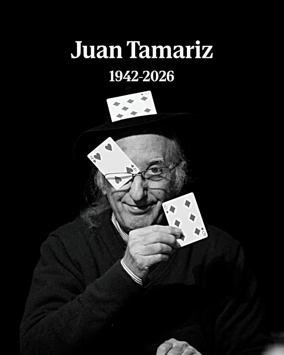 elmundoes's tweet photo. Muere a los 83 años Juan Tamariz, leyenda de la magia en España
https://t.co/n01uh6Xyf4 https://t.co/G1MeRhuoMU