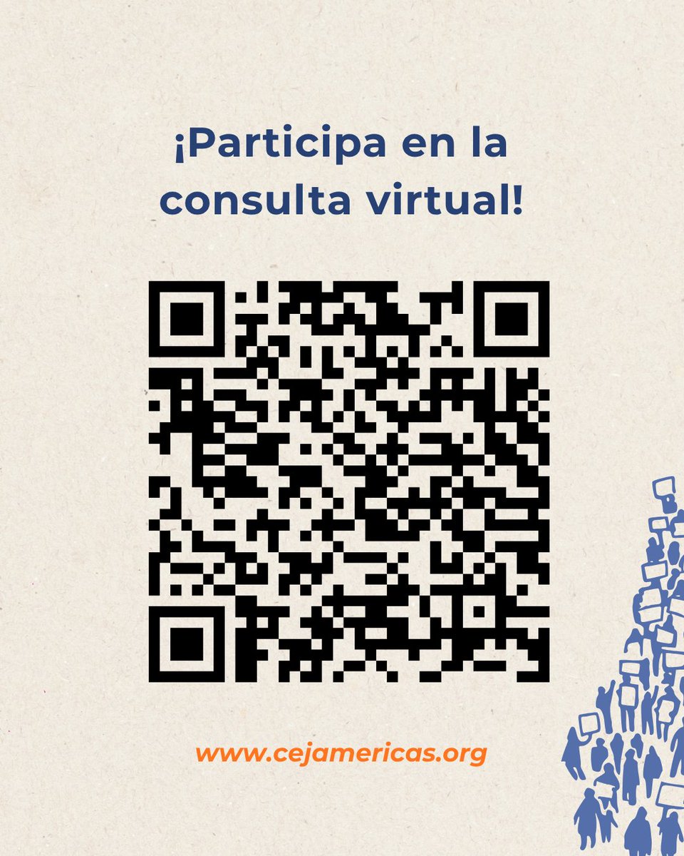 CEJAoficial's tweet photo. El @CEJAoficial invita a participar en la consulta virtual sobre su #PlanEstratégico 2027-2030 para identificar las principales necesidades y temáticas prioritarias de los sistemas de justicia de los países de las Américas.
¡Participa aquí!➡️En español: https://t.co/zjNoem3YgI https://t.co/8S37ztgiFZ