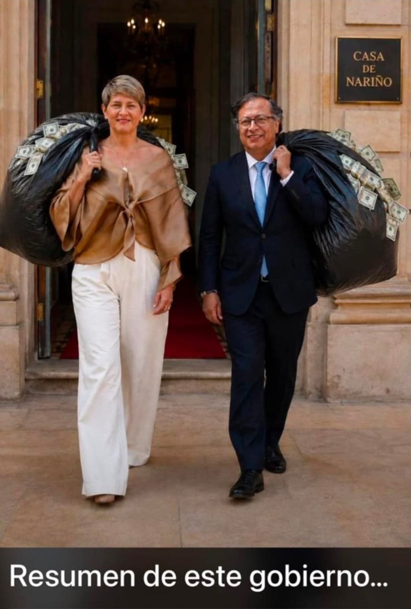 RichardSotoG's tweet photo. @IsabelVeraPacto @petrogustavo @sofiapetroa Que devuevan aunque sea un poquito, una migaja... https://t.co/XdwRJjZwiW
