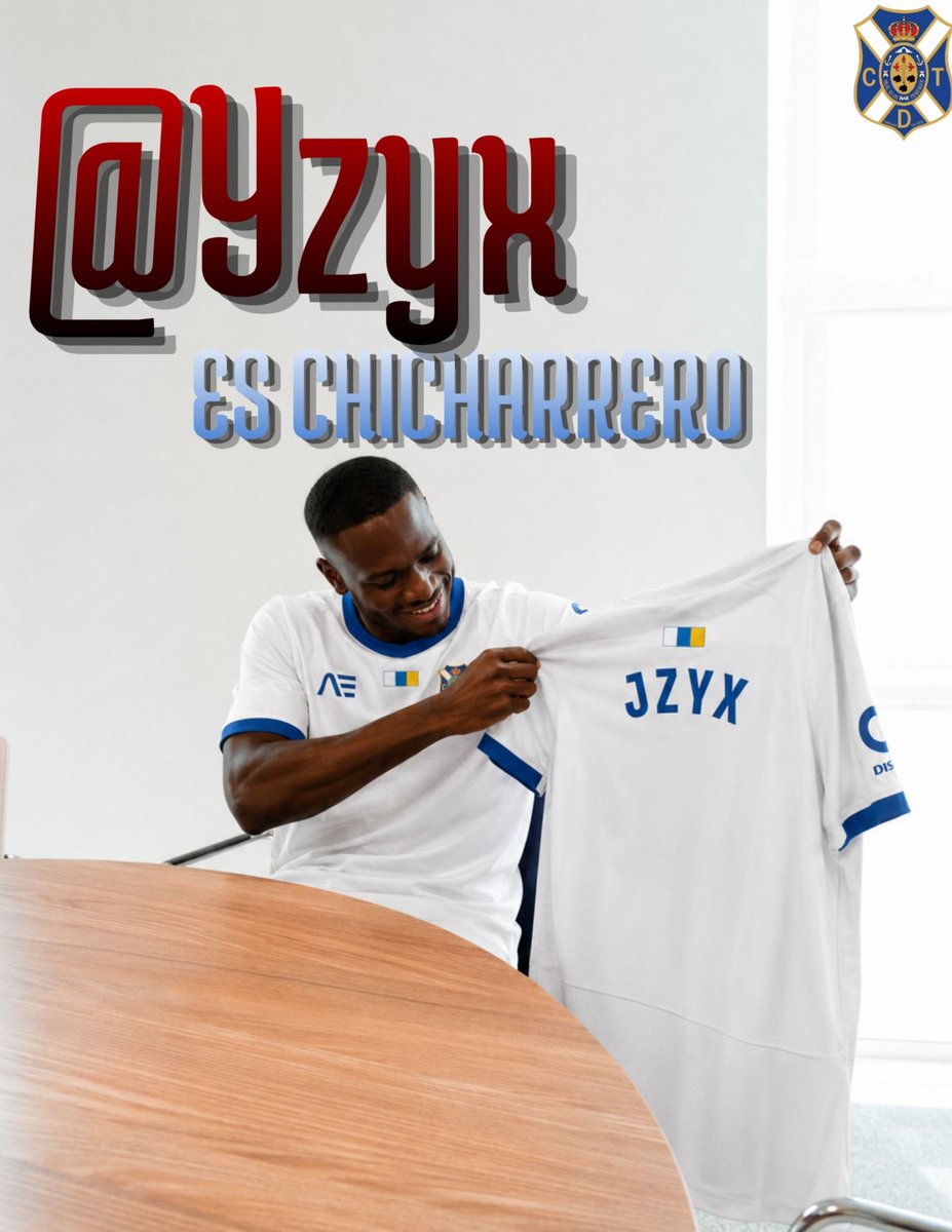 TenerifeLE's tweet photo. 𝔹𝕚𝕖𝕟𝕧𝕖𝕟𝕚𝕕𝕠
Tenemos nuevo jugador chicharrero, @Jzyx__

#TanNuestro #APorLaSegunda https://t.co/TvVmPbY4ng