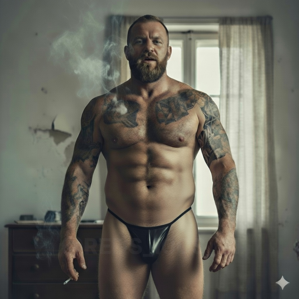 reds_100s_ai's tweet photo. Pequenas joias que gerei quando comecei em tudo isso. Este bruto tem história.

Little gems I generated when I started in all this. This brute has a history.

#MenOnBreaks #AI #AIArt #AIRaw #AIFantasy #WorkingClass #IndustrialMood https://t.co/JFmQN9cclc