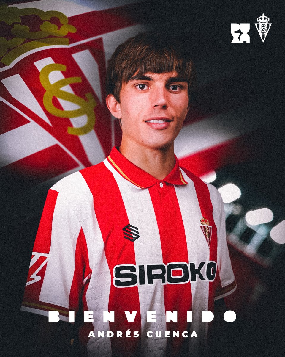 RealSporting's tweet photo. Andrés Cuenca, jugador del Sporting.

🟥⬜ ¡𝑩𝒊𝒆𝒏𝒗𝒆𝒏𝒊𝒅𝒐!