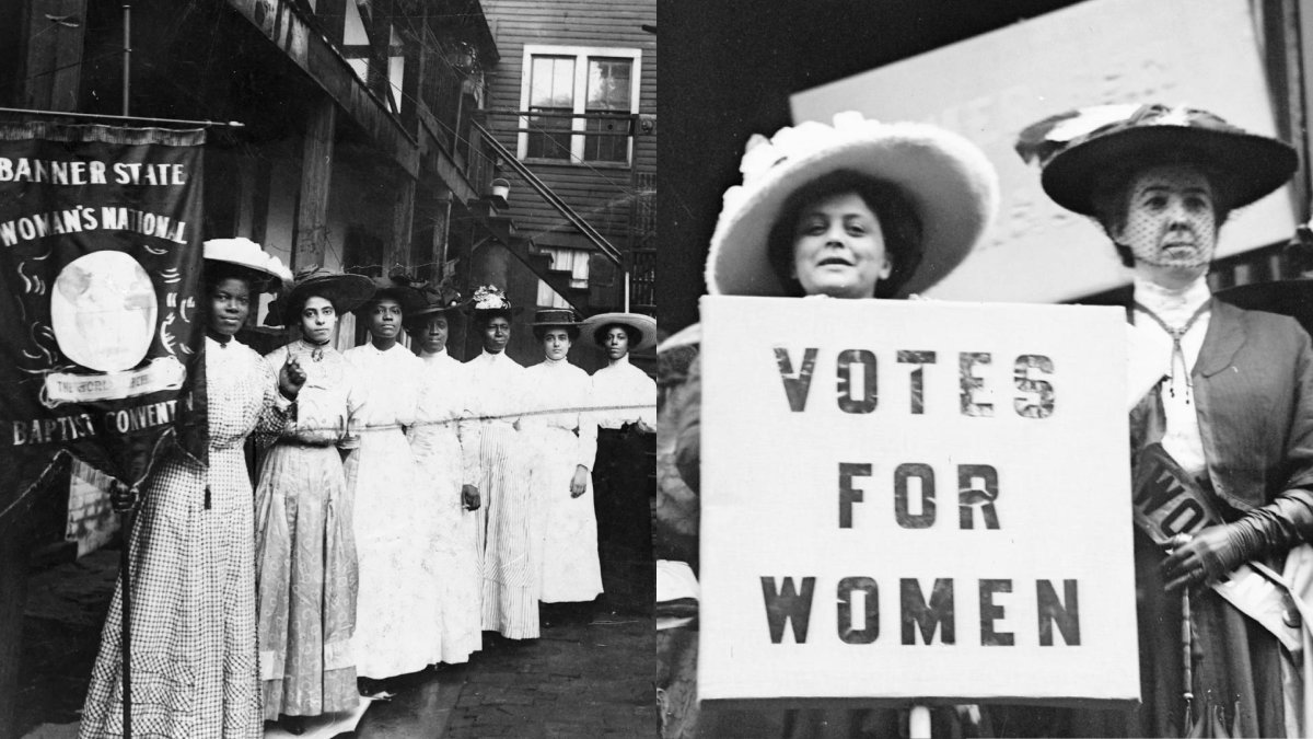 TheDemocrats's tweet photo. 106 years ago today, the 19th Amendment was ratified, guaranteeing women's right to vote—a historic step forward in the ongoing pursuit of fulfilling our nation’s founding ideals.

We will fight for equity at the ballot box until the right to vote is protected for all Americans. https://t.co/IiDNvUrYeH