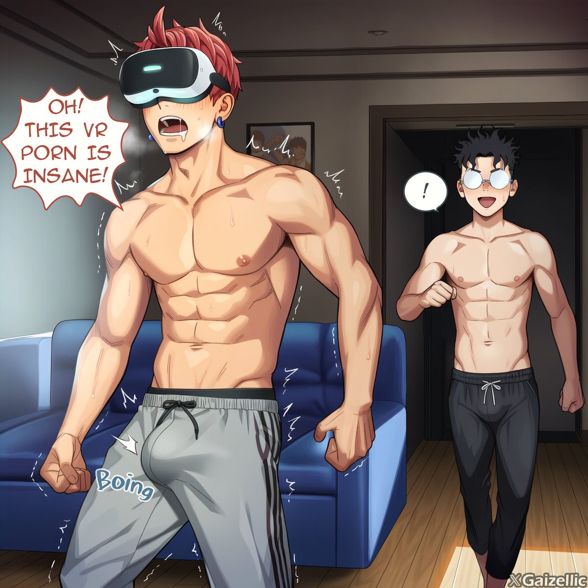 gaizellic's tweet photo. It was so real, Jiji didn't even notice. (full story on patreon) 😋 #jiji #okarun #dandadan https://t.co/LSKHm7DwGL