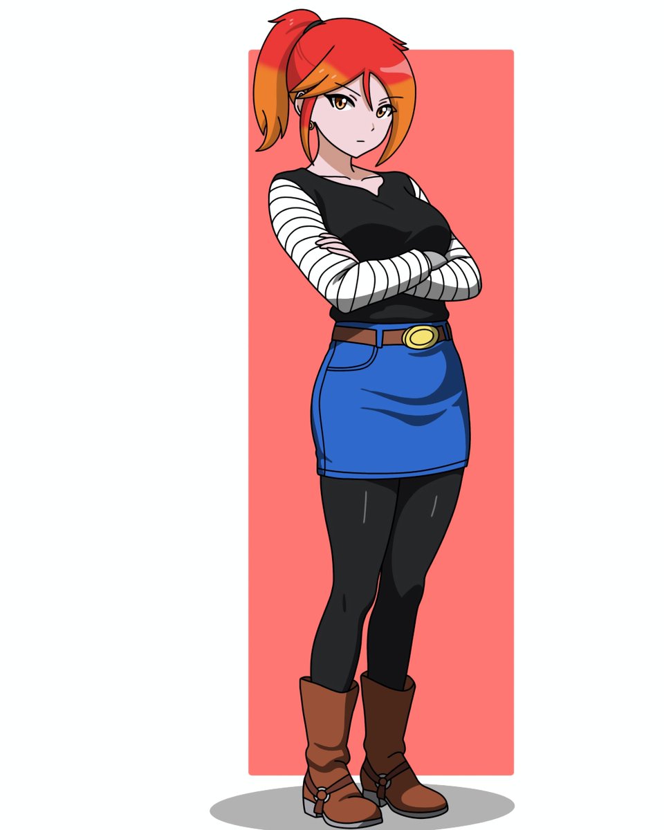 CaptainStar54's tweet photo. Belle wearing Android 18's clothes ❤️
#metarunner #metarunnerfanart #metarunnerbelle #glitchproductions #dragonball https://t.co/rzpmszf1YF