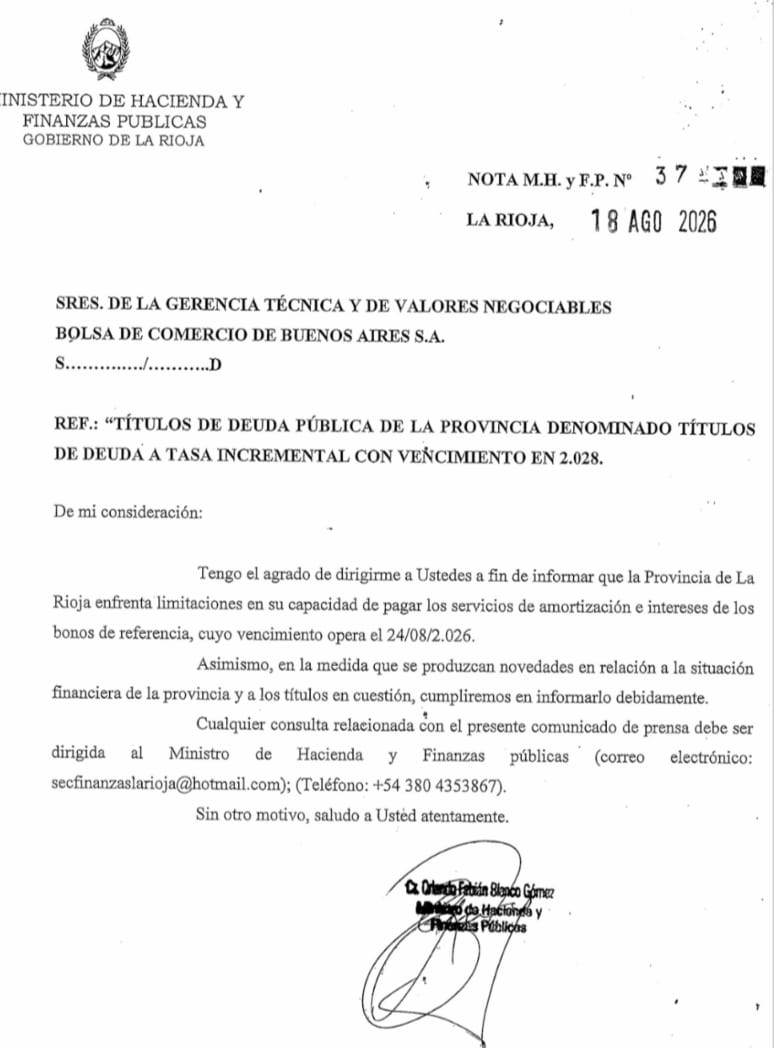 ArgProvBonds's tweet photo. @QuintelaRicardo, “El Rey del Default” está a punto de defaultear por novena vez. El gobernador de la única provincia defaulteada quiere llevar su “fórmula mágica” de empobrecimiento y fracaso a la Nación en 2027. ¿Por qué querría el PJ (o Argentina) un fracaso tan estrepitoso? https://t.co/yVv7ceTJm3