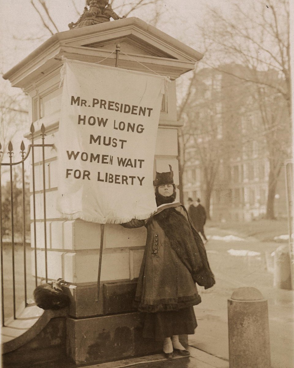 librarycongress's tweet photo. On this day in 1920, the 19th Amendment was ratified, prohibiting the denial of the right to vote on the basis of sex. The Library holds the records and library collection of the National Woman’s Party, which was instrumental in getting the legislation passed. 🧵 https://t.co/iU17gEGksc