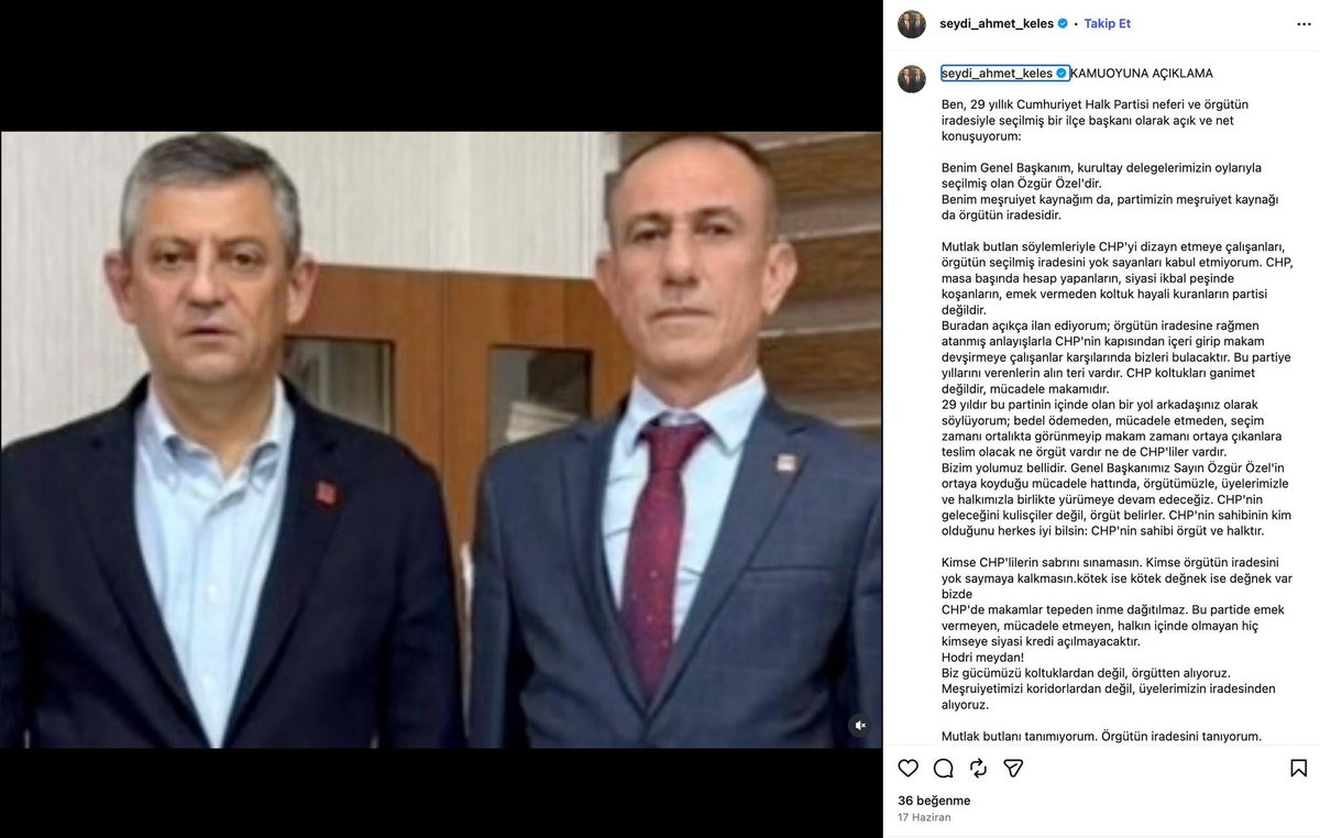 seldaisildak's tweet photo. @zcakir27 Chp sini neden yazıyorsunuz. Adam Yeni partili. Algı yapmayın lütfen. https://t.co/RgL8nOCzHb