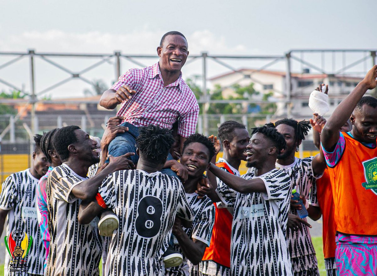DivisionOneGH's tweet photo. 🏆 Ebusua Dwarfs are the 2026 X1 DOL Super Cup champions! https://t.co/whIlvOtpdj