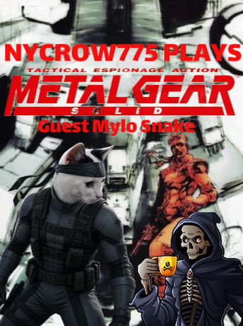 Nycrow775's tweet photo. streaming soon at 19:00pm/7pm Playing Metal Gear Solid Integral and  MGS VR Mission over at 
https://t.co/C85aTlRA4I

#TwitchStreamer #PNGTuber #VTuber #MetaGearSolid https://t.co/6E5CyNCmxT