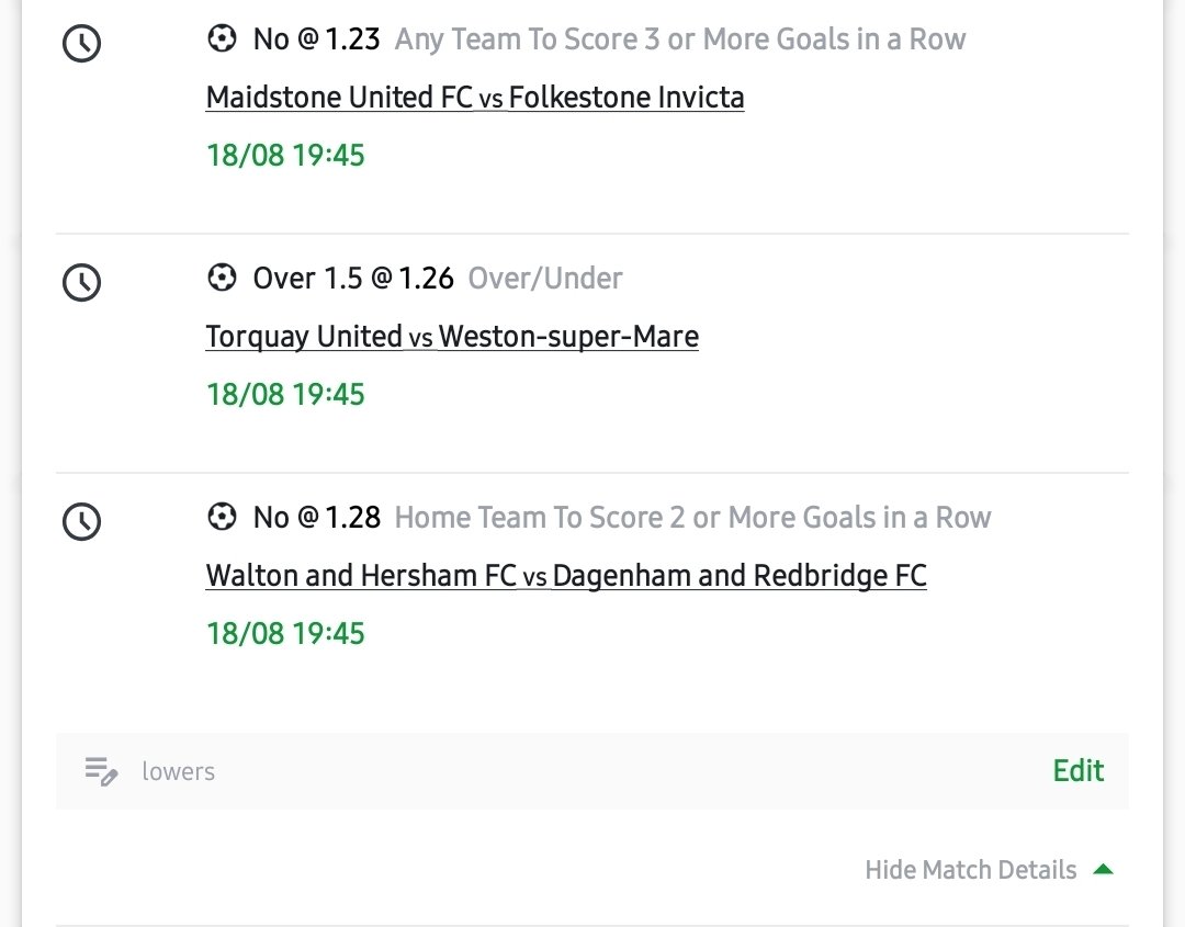 LowerLeagueRlm's tweet photo. 🚨 FROM THE REALM 🚨

⚽ 400+ ODDS | LOWER LEAGUE PICKS 💰

🔀 Make your own edits and drop them in the comments. 👇

FROM THE REALM.
The edge is beneath the spotlight. https://t.co/WGX3JvNEO4