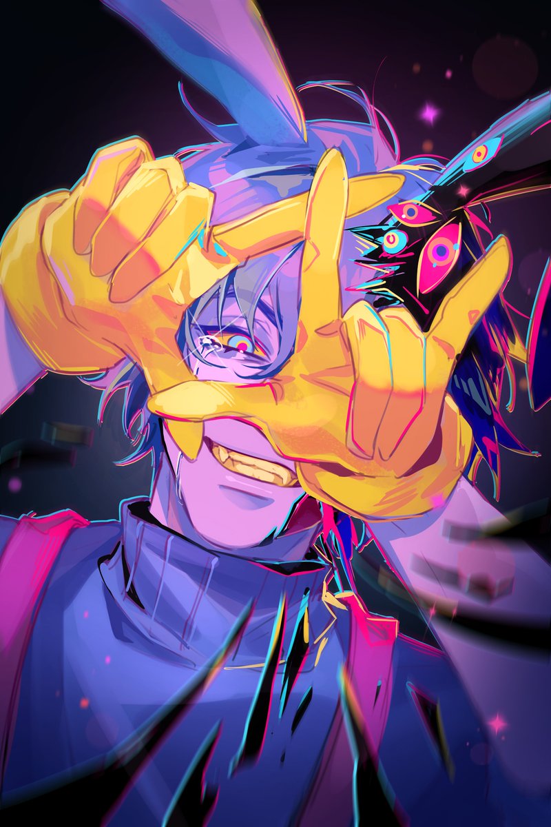 noasauruss's tweet photo. Subo a este Jax que hicimos como reto de una hora en stream porque Chuleta lo ordena ✨💜

#jax #digitalcircus #chuletaconpapas https://t.co/XZJAhafgYv