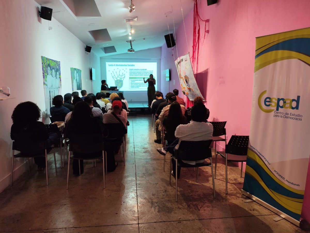 CESPAD_HONDURAS's tweet photo. El CESPAD continúa promoviendo el conocimiento y la reflexión sobre la conflictividad socioterritorial en Honduras.

Este fin de semana estuvimos en el CCET, en el desarrollo del taller “Mapeando conflictos”, un espacio para fortalecer las capacidades de las y los participantes mediante la identificación y análisis de los conflictos socioterritoriales.

A través del diálogo y ejercicios prácticos reflexionamos sobre el territorio, los bienes naturales, los actores y las relaciones de poder involucrados en estas dinámicas.

#CESPAD #CentrodeEstudio #Honduras