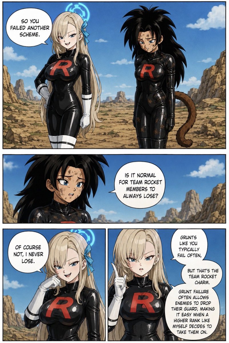 CaiTheSaiyan's tweet photo. Second in command at Team Rocket @EvilAsuna explaining why it’s so common for grunts to fail their schemes https://t.co/1DXH5UwxsQ