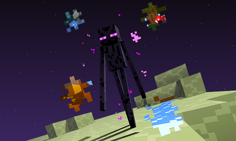 RedPierre01's tweet photo. I love this weird era of official Minecraft promotional art that makes the block textures 8x8 pixels.
It's really charming to look at. https://t.co/YjkzJ0e7MK