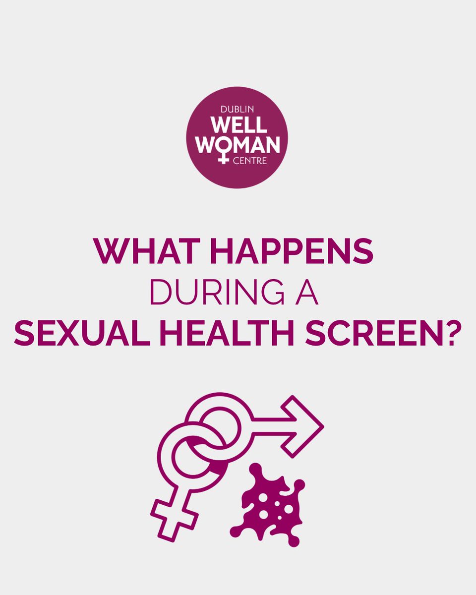 dublinwellwoman's tweet photo. What happens at a #SexualHealth Screening? 👇🏻 https://t.co/aPzTQntnwz