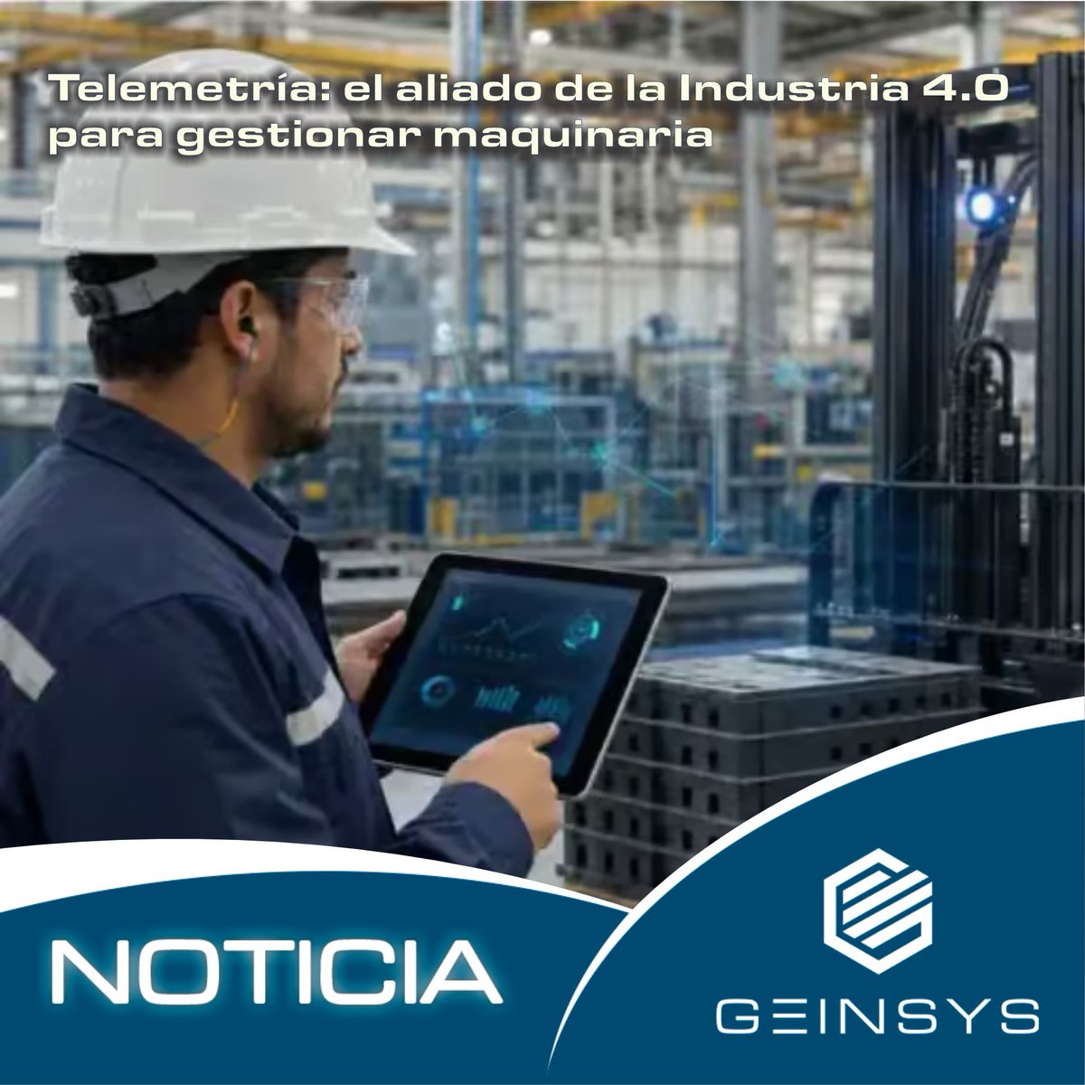 Geinsys's tweet photo. A la Industria 4.0, las empresas están incorporando herramientas de análisis de datos y telemetría para administrar de forma más eficiente su maquinaria, reducir tiempos de inactividad y extender la vida útil de sus activos: https://t.co/i0BDMxKHPo https://t.co/aYVazuXPgU