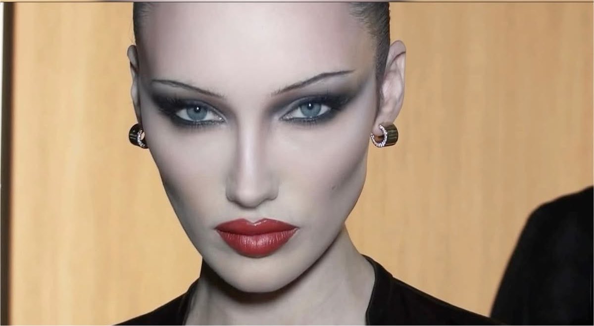 ifuliedownhere's tweet photo. Makeup by Sam Visser for gucci fw26. https://t.co/ap6ri4AGbG