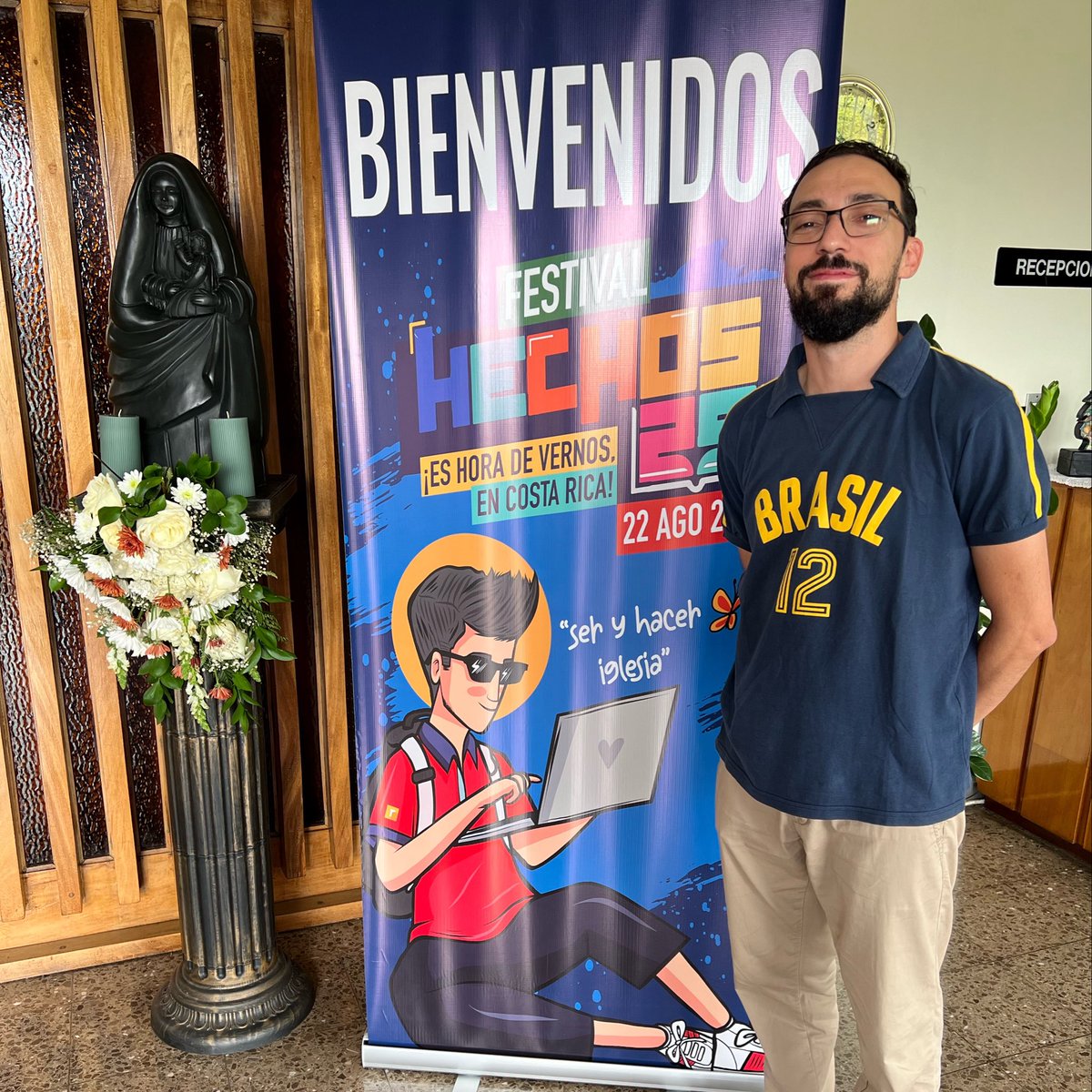 raylsonn_'s tweet photo. Em San José, na Costa Rica 🇨🇷
Participo de hoje até sábado do #Hechos29 , encontro de oração e reflexão sobre a presença e missão da Igreja Católica no ambiente digital 🙏🏻 https://t.co/7W8oqSFWy2