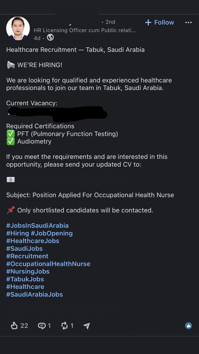 Rllyee's tweet photo. من دبي شغاله توظيف بالقطاع الصحي في السعودية ، عبيييي اجانب وين وزارة الموارد البشرية ؟ عن هالشي 
#توظيف_التمريض_دفعه_جديده
#عطاله_التمريض_دفعه٢٥
#الصحة_القابضة 
@HRSD_SA https://t.co/AKBIXODUgU