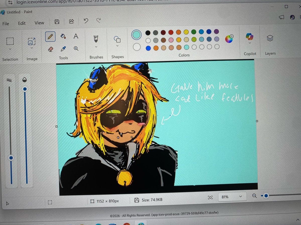 price_140's tweet photo. Chat noir doodle 
#mlbtwt https://t.co/0lIeWkQy5R