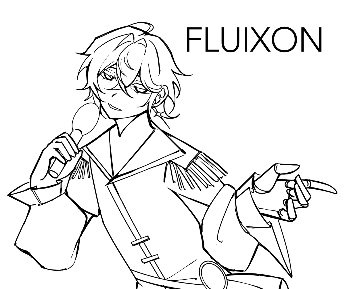 isaipadkid's tweet photo. ALNST Flux au cause I can, also the lineart ver. cause i messed up the coloring.. #fluxibit #ALNST #fluixon https://t.co/lPUsyZUkGh
