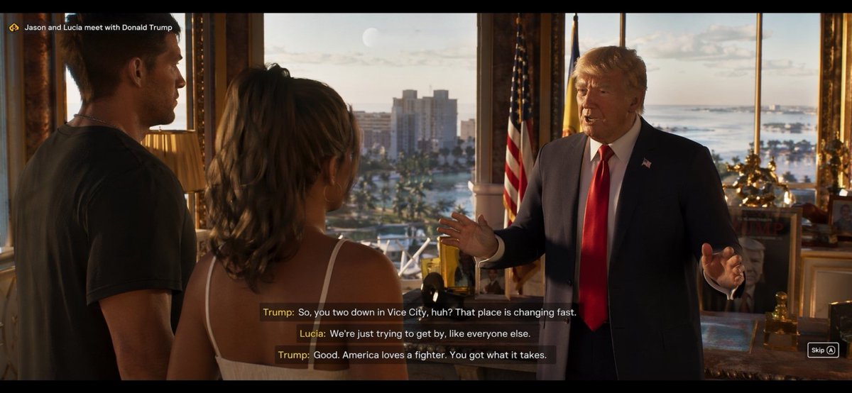 NEEDMR96's tweet photo. @GTASixInfo both meets Trump (looks real) https://t.co/Wcd0qsyyOc