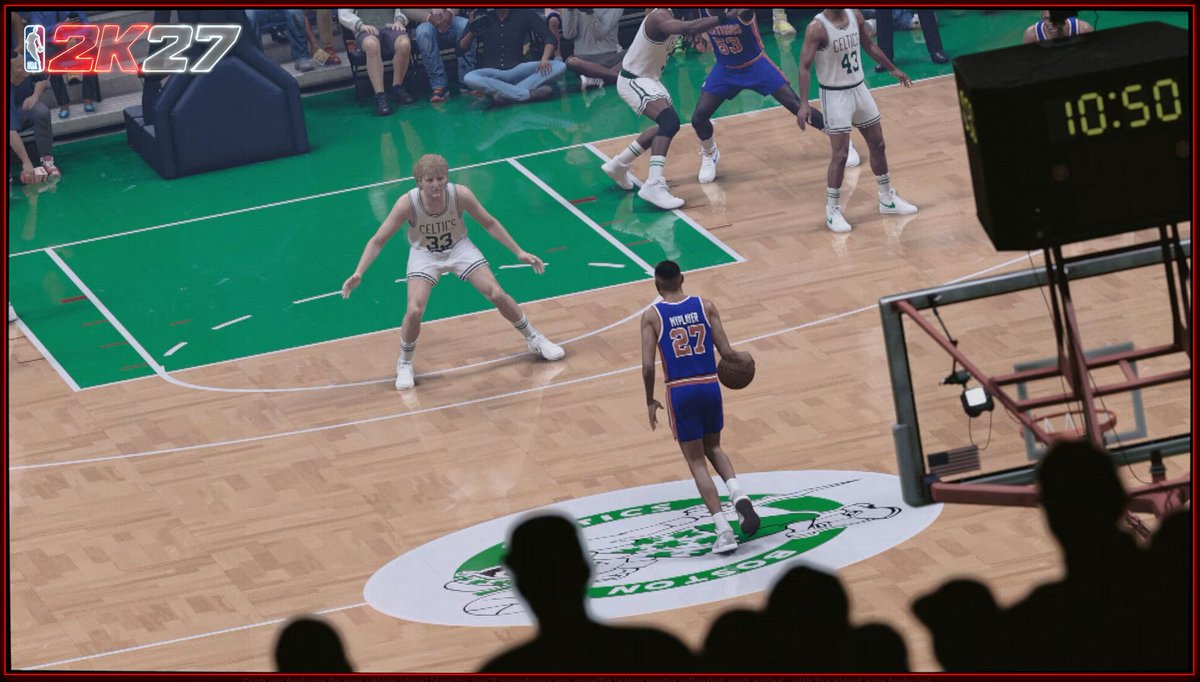 2KDispatch's tweet photo. 🔥 MYCAREER ERAS in #NBA2K27

For the first time ever, you can take your MyPLAYER through 5 different historical eras:

• Magic vs. Bird Era → 1984, with Michael Jordan entering the NBA as a rookie

• Jordan Era → 1991, at the beginning of the Bulls’ legendary first three-peat

• Kobe Era → 2003, featuring the historic draft class that included LeBron James

• LeBron Era → 2010, as the superteam era begins

• Steph Era → 2016, at the start of the 3-point revolution

Historical rosters, rules, trades, teams and presentation are all tailored to each era. 🏀