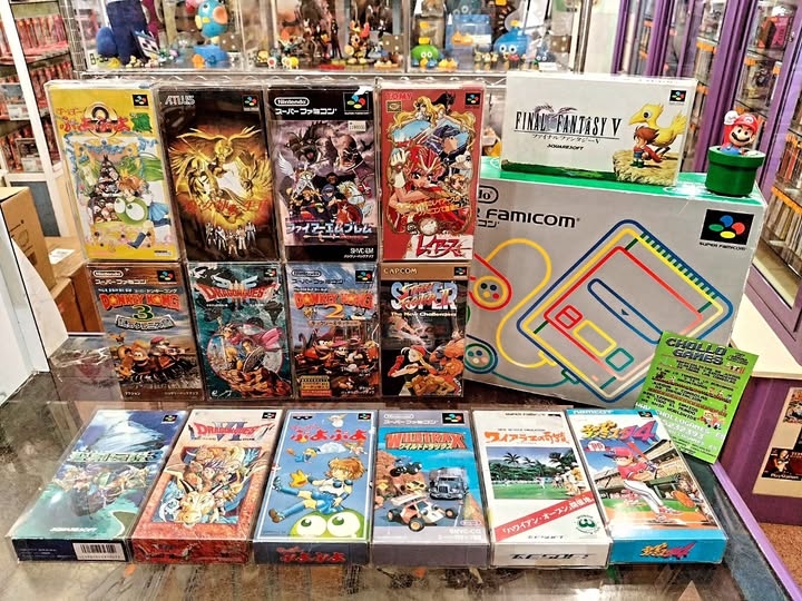 CholloGames's tweet photo. SUPER!!! #nintendo #superfamicom #chollogames #retrogamestore #retrogamers Todos los productos disponibles en nuestra web https://t.co/phf0qmOOZE https://t.co/O1oXObvB9q