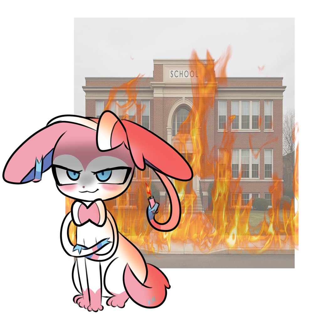 KatyushaManya's tweet photo. MAKE THIS SYLVEON BURN DOWN SOMETHING NOW!!! https://t.co/iIAXjtbhZs
