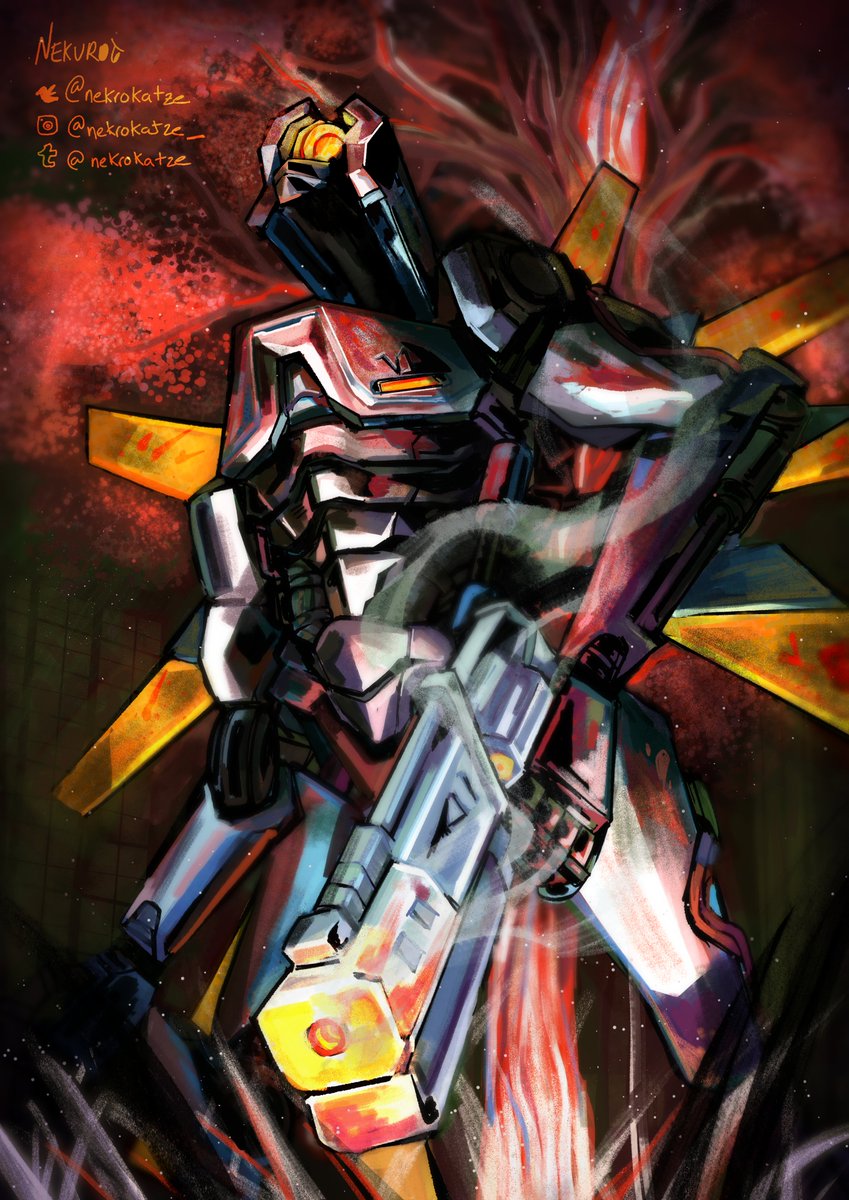 nekrokatze's tweet photo. In carnage, you mock me 

#ultrakill https://t.co/OZJOfhfkEF