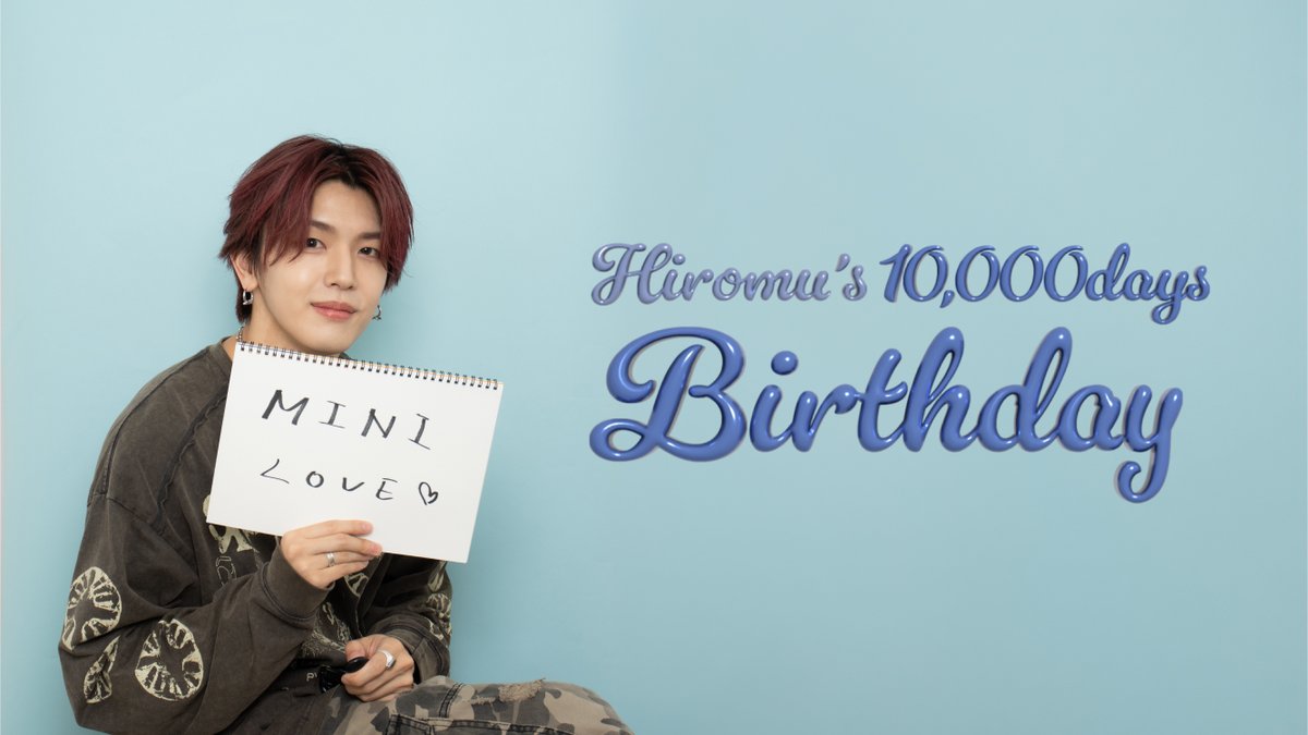 official__INI's tweet photo. ✨OFFICIAL FANCLUB✨
コンテンツ更新情報

𝐇𝐈𝐑𝐎𝐌𝐔'𝐬 𝟏𝟎,𝟎𝟎𝟎𝐝𝐚𝐲𝐬 𝐁𝐢𝐫𝐭𝐡𝐝𝐚𝐲🎈

https://t.co/6kpZPejz9w

#INI #髙塚大夢 #INI_FC https://t.co/fSGXMLwnQ5