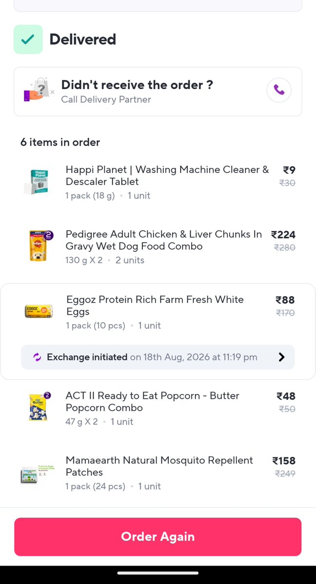 deepakrathor9's tweet photo. @fssaiindia 
@ZeptoNow 
@zeptocares 
Delivering spoiled, unsafe food is a blatant violation of basic safety standards. Unacceptable negligence!
#BoycottBELIFT_StopTheFunds
#SevenMembersBoundForever
#Vantara https://t.co/ELIpTFtNsr