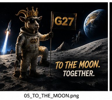 GO2027AT's tweet photo. @binance The GOAT is watching. 👀🐐 https://t.co/UvXRqDRaxV