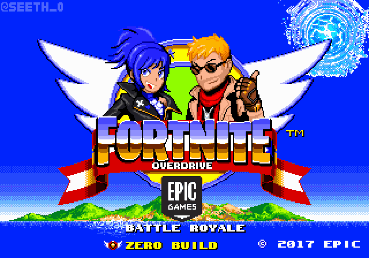 Seeth_0's tweet photo. Hice esto por ver a Sonic por fin llegando como skin

#fortnite https://t.co/YbkmcP0Cac