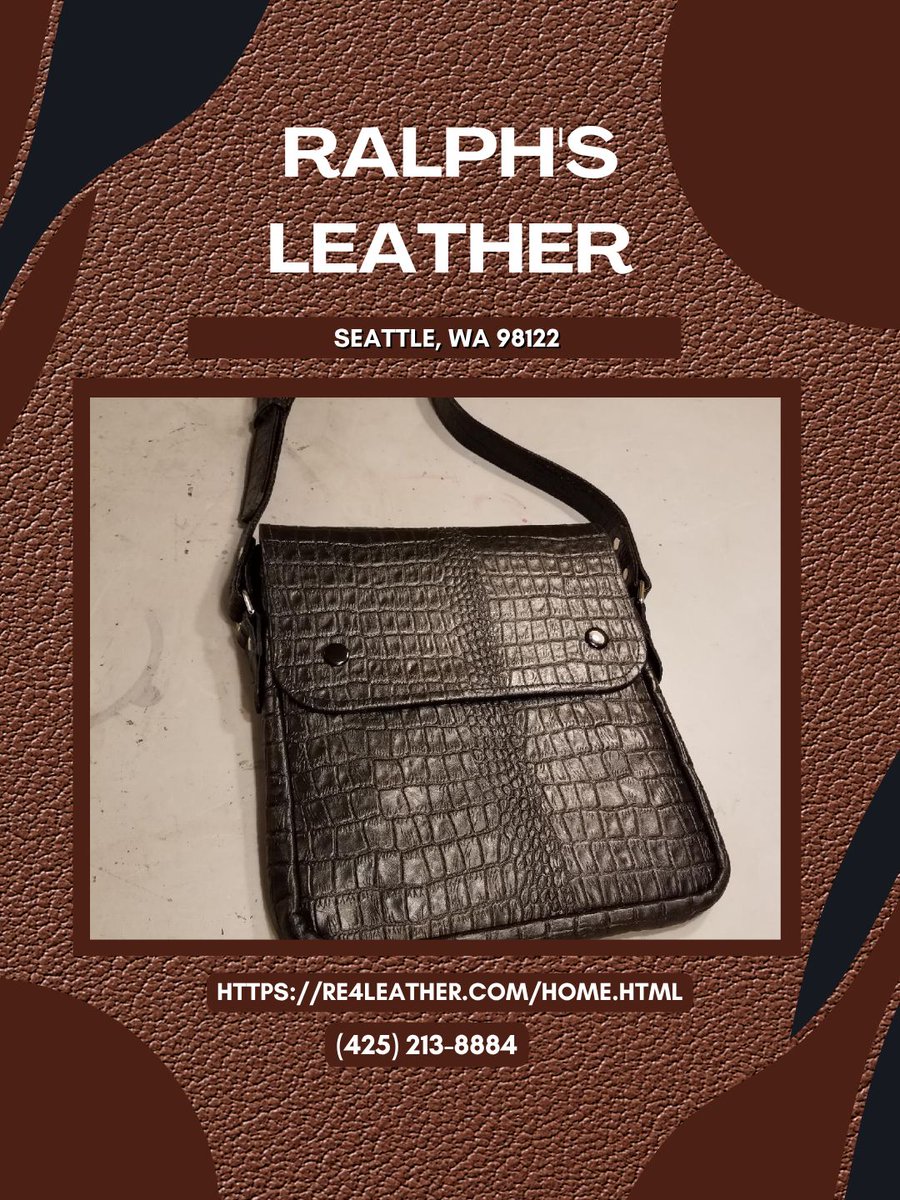 RalphsLeather's tweet photo. Finding the right accessory can elevate your entire look. My leather bags are made with attention to craftsmanship and everyday usability. Send me a note at (425) 213-8884 today to explore your options.
#LeatherBags #LeatherCreations
https://t.co/Jm0qVO47Vk https://t.co/wnIxP6pPT1