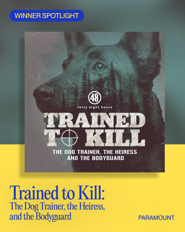 W3Awards's tweet photo. 🏆 @paramountco won a 2025 Gold w3 Award for a six-episode true-crime podcast about the dog whisperer of the Pacific Northwest.

Who's taking home Gold in Podcasts this season? Stay tuned for the winners announcement: https://t.co/ErBNMDv7uw

#w3Awards #Podcasts #TrueCrime https://t.co/w1nF61Ssy7