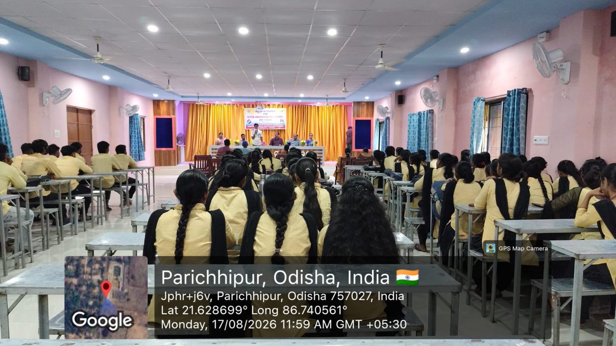 DM_Mayurbhanj's tweet photo. Electoral Literacy Club (ELC) revived and voter awareness camp organised at Saraswata Degree College under 31–Udala AC, promoting electoral literacy, ethical voting and informed participation among students.
#SVEEP #Mayurbhanj #EveryVoteMatters https://t.co/A5YEA3w7RD