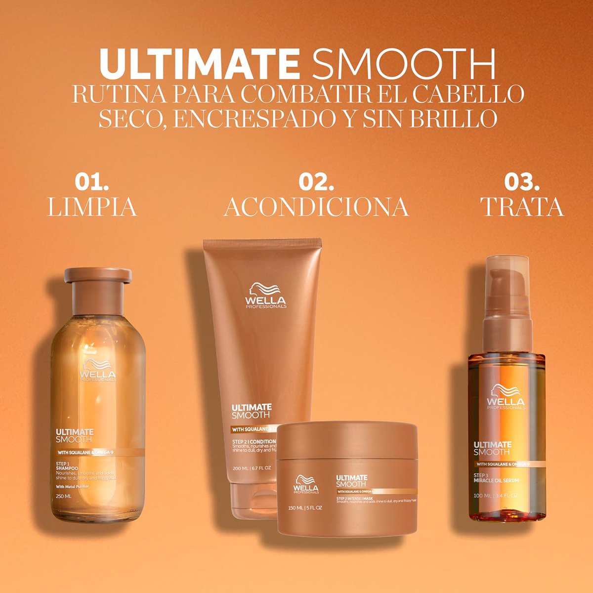 WellaPuertoRico's tweet photo. Tratamiento para Cabello seco, encrespado y sin brillo.🤎💇♀️
Ultimate Smooth línea formulada con Squalane & Omega-9. Profundidad que nutre el cabello por dentro y por fuera, dejándolo más suave y brillante. Nutre el cabello en 30 segundos.
#UltimateSmooth #AskForWella #PuertoRico https://t.co/oMF4PkovKZ